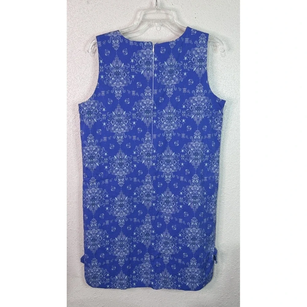 Vintage Kelly Kids Women Paisley Dress 14 Blue Beachy Bohemian Nautical Coastal‎